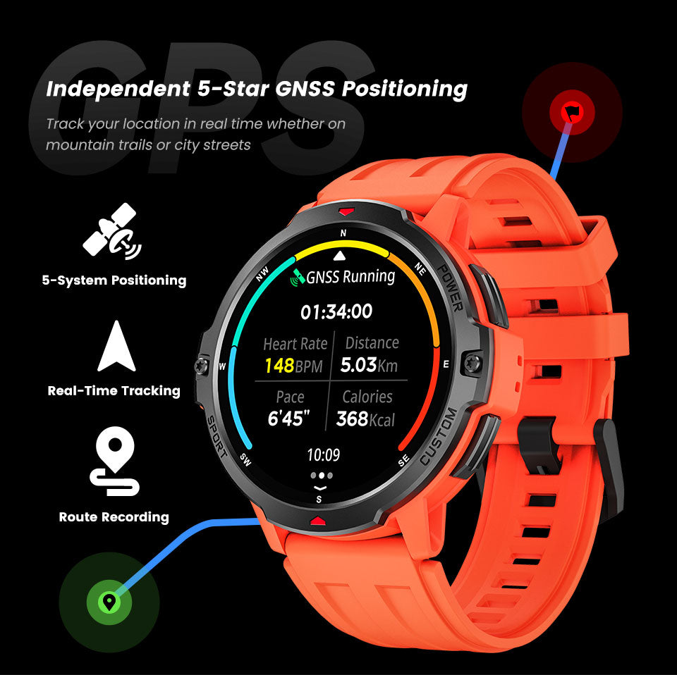 Smartwatch C31 Sports GPS Orange