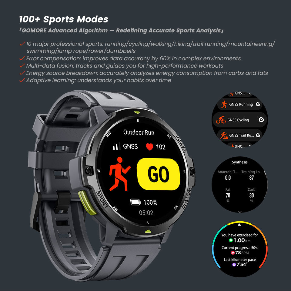 Smartwatch C31 Sports GPS Orange