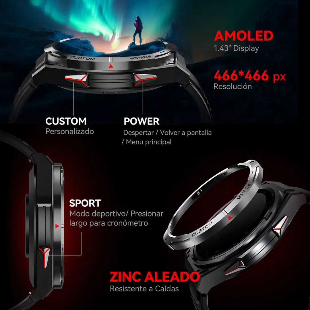 Smartwatch X2 Sports Gps Black
