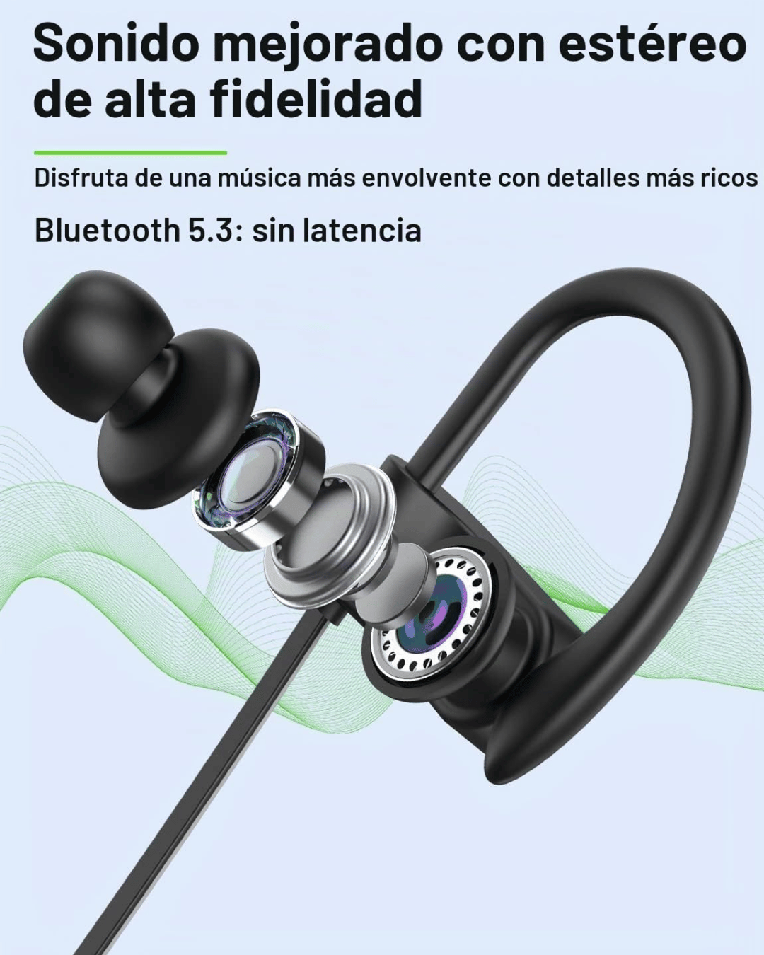 Audífonos Deportivos Inalámbricos 5.3 IPX7