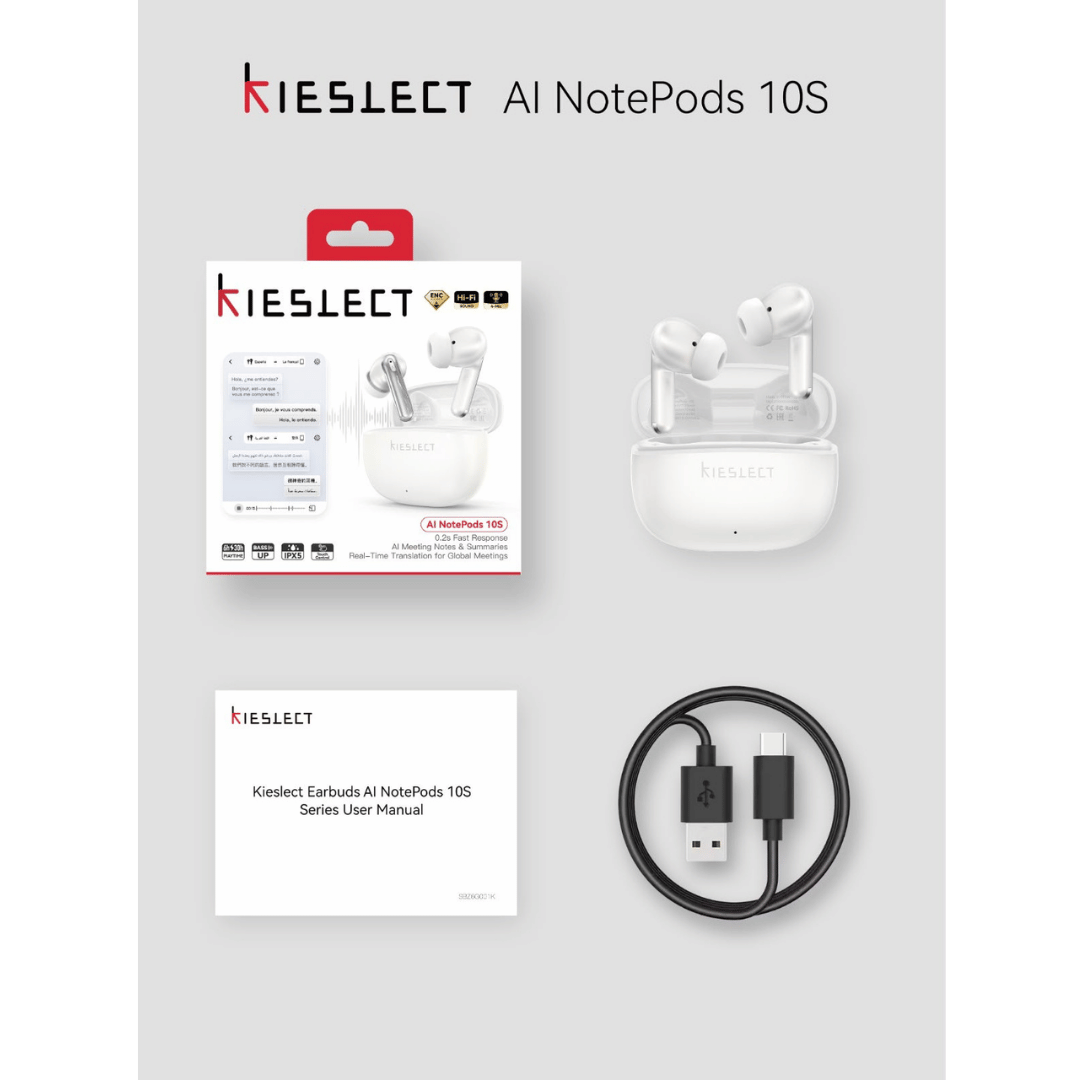 Audífonos Inalámbricos Kieslect AI NotePods 10S