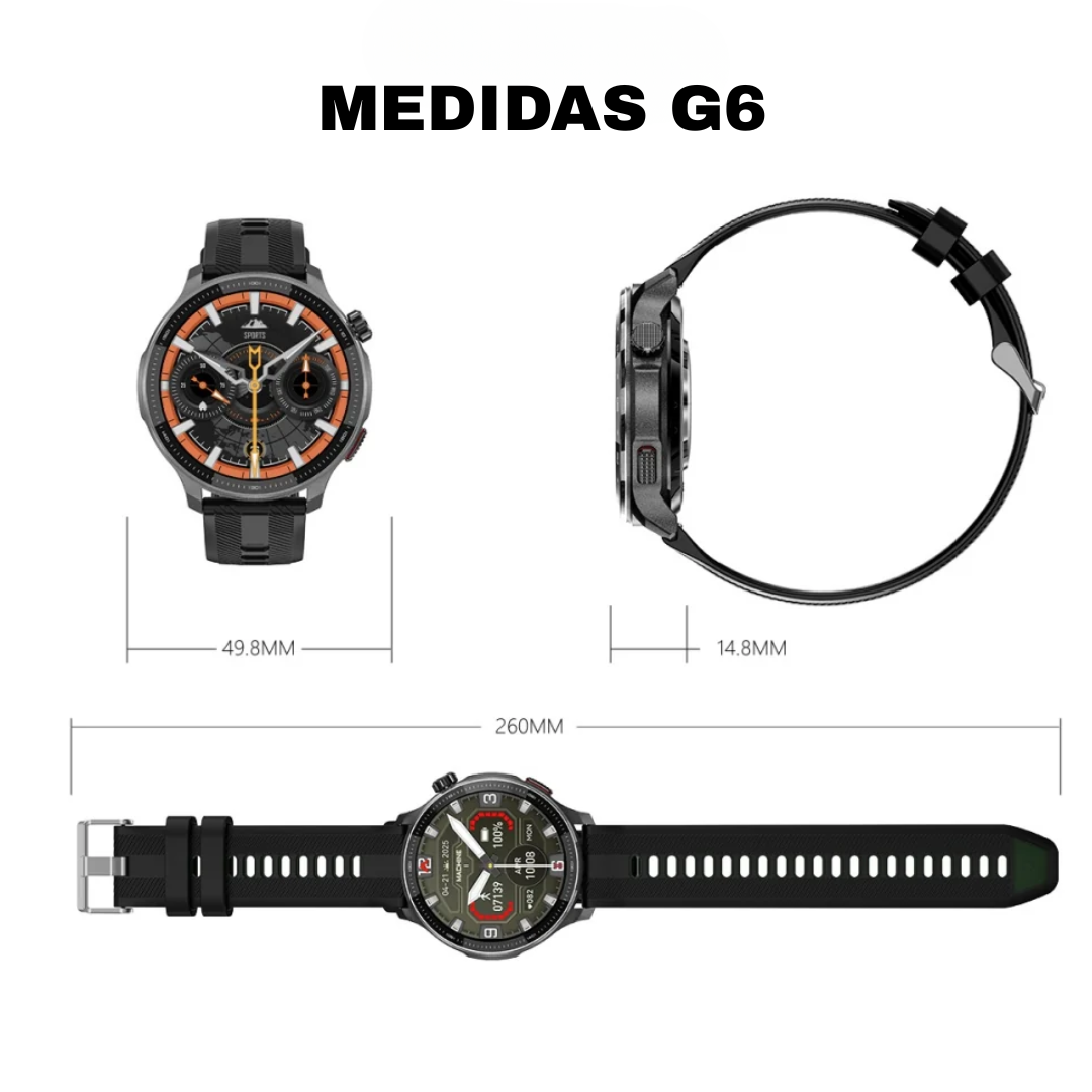 Smartwatch G6 Move GPS Pro