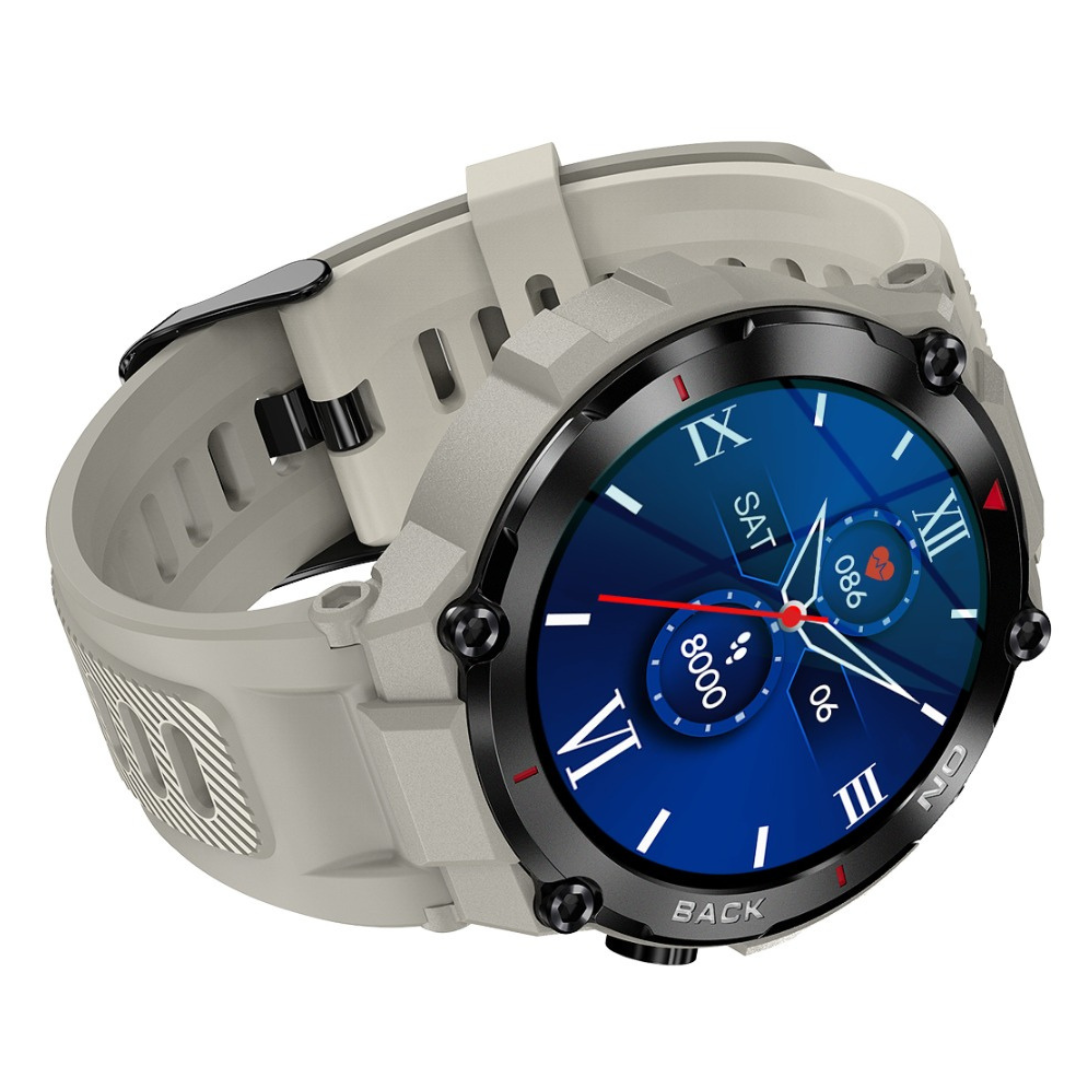 Smartwatch K37 GPS Sport Gris IP68 – Xendra Store